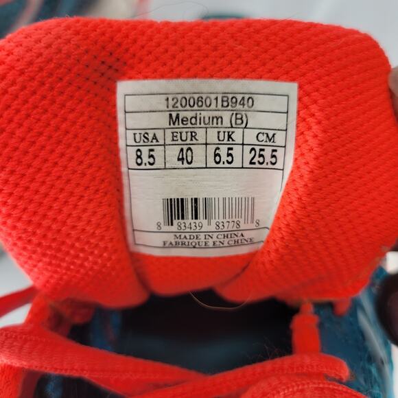 Brooks Launch Women’s 8.5 Running Shoes Teal Coral Lightweight Neutral Cushion - Picture 8 of 9